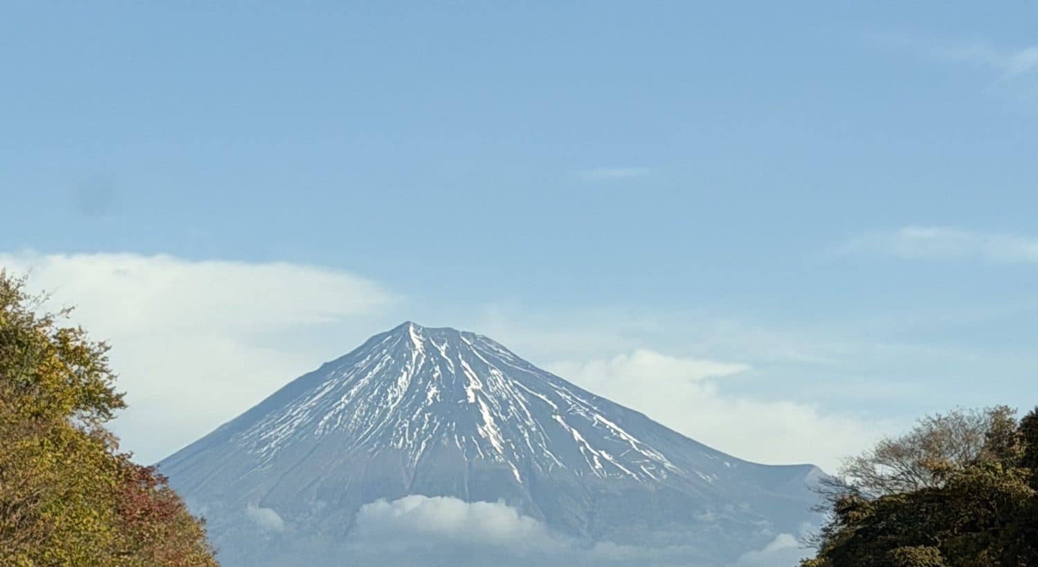Mount Fuji with cherry blossoms, Japan